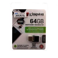 ราคา Kingston แฟลชไดร์ฟ 64GB (DTDUO3) MicroDuo USB 3.0 ของแท้ (153057948)