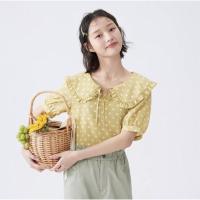 ราคา Used like new✨เสื้อแนววินเทจผ้าชีฟองมีซับใน (9179148191)