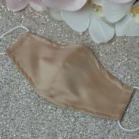 ราคา แมส แมสผ้าไหมดัชเชต สีน้ำตาล แมสปิดปาก แมสปิดจมูก ผ้าปิดจมูก ผ้าปิดปาก mask กรอง3ชั้น มีช่องสอดแผ่นกรอง (15103659048)