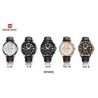 ราคา หรูหราในราคาเบาๆนาฬิกาข้อมือชาย กันน้ำ naviforce watch แท้ รุ่นNF9089 สายสแตนเลส ของแท้100% (3703263018)