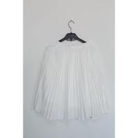 ราคา กระโปรงพลีท สีขาว กลีบรอบ (18241922621)