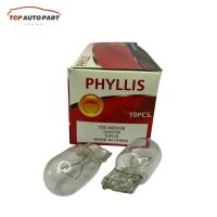 ราคา หลอดไฟหรี่หน้ารถยนต์ Phyllis แบบหลอดเสียบ T20 12V แบบ 21W 1ไส้ และ 21/8W 2 ไส้ (8681994871)