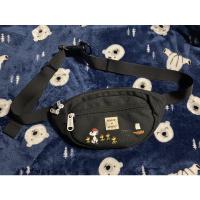 ราคา anello กระเป๋าคาดอก peanuts สีดำ (8096247948)