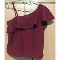 ราคา New!! เสื้อสีแดงเลือดหมู (251582123)