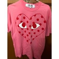 ราคา เสื้อยืดชมพู play commes des garcons L (23419566918)