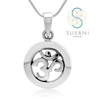 ราคา SUVANI เงินแท้ 92.5% จี้โอม จี้สัญญาลักษณ์พระพิฆเนศ จี้องค์เทพ จี้พร้อมสร้อยคอ เครื่องประดับเงินแท้ (1807439667)