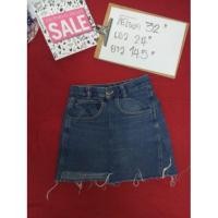 ราคา กระโปรงยีนส์levi's มือสองเอว24 (3815524197)