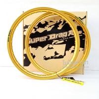 ราคา วงล้อ Super Drag Rim 1.20 , 1.40 ขอบ 17 สีทอง DID ( ราคาต่อคู่ ) (3964710357)