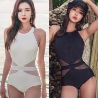 ราคา วันพีช ชุดว่ายน้ำโชว์หลัง ชุดว่ายน้ำเซ็กซี่ ชุดว่ายน้ำสีขาว วันพีชสีขาว ชุดว่ายน้ำซีทรู ชุดว่ายน้ำสีดำ ชุดว่ายน้ำเกาหลี (1047748358)