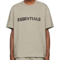 ราคา FOG - Fear Of God Essentials tee สี olive used like new (12001127602)