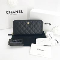 ราคา New! Chanel Caviar Long Wallet Zippy holo27 (2379976331)