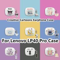 ราคา พร้อมส่ง!For Lenovo LP40 Pro Case เคสหูฟัง แบบใส ลายการ์ตูน สําหรับ for Lenovo LP40 Pro Casing Earphone case (16719120318)