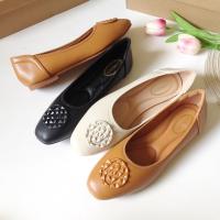 ราคา Zanotti รองเท้าคัชชูส้นเตี้ย พื้นยางนิ่ม หนังนิ่ม (21893591591)