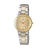 ราคา CASIO นาฬิกาข้อมือผู้หญิง Silver/Gold-หน้าขาว สายสแตนเลส รุ่น LTP-1131G-9ADF (44242651)