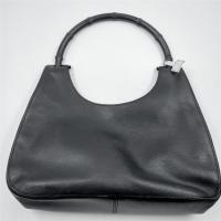 ราคา GUCCI Gucci Bamboo Underarm Bag หนังสีดำ กระเป๋าสะพายขนาดกลาง (20866582442)