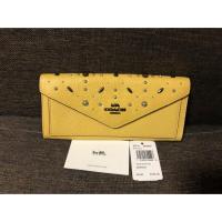 ราคา กระเป๋าตังยาว coach สีเหลือง (2676651471)