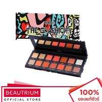 ODBO The Graphicity 14 Color Eyeshadow Palette OD264 พาเลทอายแชโดว์ 12g