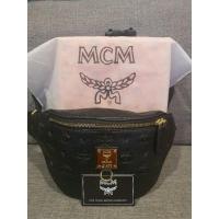 ราคา กระเป๋าคาดอก MCM หนังแท้สีดำ (9329453800)