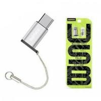 ราคา Remax RA-USB1 หัวแปลง MicroUSB To Type-C Converter Adapter (1674510794)