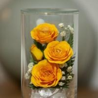 ราคา YHN-210-102-1001 ดอกไม้สดอบในโหลแก้วแบบสไตล์ญี่ปุ่น อยู่ได้นานกว่า5-7ปี (9357283246)