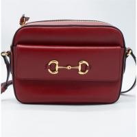 ราคา Medieval Gucci Gucci 1955 Horsebit Red Leather Diagonal กระเป๋าผู้หญิง (14795533557)