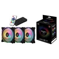 ราคา พัดลมเคส XIGMATEK Galaxy ll Pro ARGB Triple pack 120mm (6935166345)
