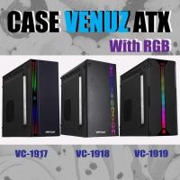 ราคา Case VENUZ ATX with RGB Lighting (VC-1917,1918,1919) (4862304102)