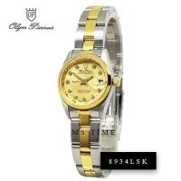 ราคา นาฬิกาข้อมือผู้หญิง OP (Olym Pianus) สายสแตนเลสแท้สองกษัตริย์ รุ่น 8934LSK-404E (สีสองกษัตริย์/หน้าทอง) (7420989822)