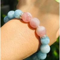 ราคา ัy52กำไลหินนำโชคโรสควอส+อะความารีน ขนาด12มิล (22483527859)