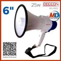 ราคา โทรโข่ง DECCON MG-1002B น้ำเงิน 6" โทรโข่งมีไซเรนอัดเสียงได้ มีไซเรน กำลังขับ 25W ขนาดฮอร์น 6 นิ้ว อัดเสียงได้ 20 วินาที (9754065861)