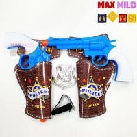 ราคา Police Gun Set ปืนตำรวจ ปืนคาวบอย ปืนของเล่น (1669650307)