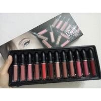 ราคา เซ็ทลิป MAC หัวจรวด เนื้อแมทช์ 12แท่ง12สี ติดทนกันน้ำ จุ๊บไม่หลุด กินน้ำไม่ติดแก้ว 250 (1386689771)