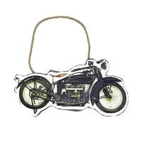 ราคา ป้ายสังกะสีวินเทจ รถมอเตอร์ไซค์คลาสสิค American Henderson Four 1928 (ปั๊มนูน) (5516677095)