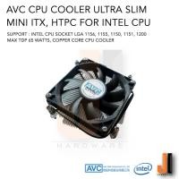 ราคา AVC CPU Cooler Mini ITX, HTPC For Intel CPU Socket LGA 1150, 1151, 1155, 1156, 1200 (ของใหม่ไม่มีกล่องสภาพดี) (3888957015)
