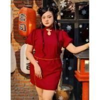 ราคา ชุดกี่เพ้าคนอ้วน#กี่เพ้าคนอ้วน#กี่เพ้าคนอ้วนแฟชั่น#กี่เพ้าสาวอวบ (13473621007)