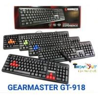 ราคา GEARMASTER คีย์บอร์ด USB รุ่น GT918 ประกัน 1ปี (1214441170)