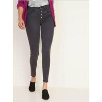 ราคา Old Navy กางเกงยีนส์เข้ารูป ผ้ายืด นิ่มดีค่ะ ทรงคล้ายสกินนี่ โชว์กระดุมหน้า สวยมากค่ะ (3379328914)