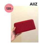 ราคา กระเป๋าสตางค์ยาวสีแดงยี่ห้อ AIIZ (6036411209)