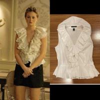 ราคา Ralph Lauren white ruffle blouse สไตล์ vora brand (20251825711)