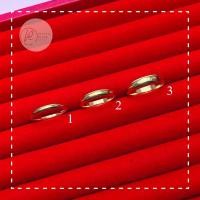 ราคา แหวนทอง แหวนทองหุ้ม แหวนทอง เกลี้ยง แหวงทอง1สลึง (10428300827)