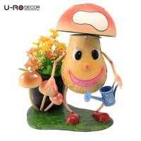 U-RO Decor กระถางดอกไม้ รุ่น Mushroom-B