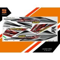 ราคา สติ๊กเกอร์ ฮอนด้า โซนิค แต่ง sonic 125 ล้อแม็ก ปี 2004 สีเงิน (เคลือบเงาแท้) (1933204257)