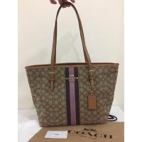 ราคา กระเป๋า COACH TOTEผ้า zip 16” น้ำหนักเบา (2090042855)