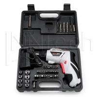 ราคา สว่านไฟฟ้า ไร้สาย 4.8V 45 In 1 ชาร์แบตในตัว แบตเตอรี่ลิเธียม ชุดสว่านไฟฟ้า เครื่องขันน๊อตไฟฟ้า สว่านไขควง (2736216046)