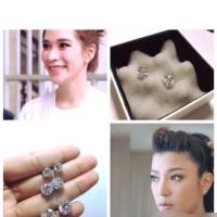 ราคา ต่างหูเพชรczใส่ได้หลายแบบ ถอดฐานได้ ใส่แบบเก๋ๆเหมือนดาราเซเลป สวยๆค่ะ ได้หลายลุค (1444771708)