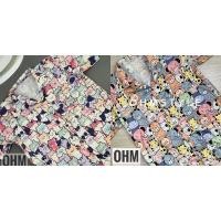 ราคา เสื้อฮาวาย ผ้าไหมอิตาลี น้องแมวสีพาสเทล H50 (18978310006)