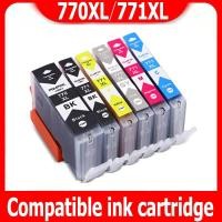 ราคา PGI 770 CLI 771 ink PGI 770XL CLI 771XL black PGI770XL CLI771XL ink cartridge Compatible for Canon MG6870 MG5770 MG7770 (11801787502)