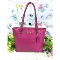 ราคา coach ทรงช้อปปิ้ง ขนาด12” สีบานเย็น (12866393291)