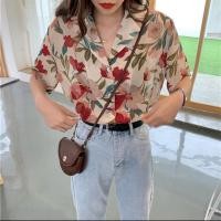 ราคา เสื้อลายดอก เสื้อเชิ้ตแขนสั้น (5360111933)
