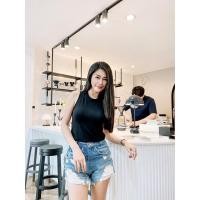 ราคา High neck vests/เสื้อคอเต่าแขนกุด retail/wholesale ขายปลีก-ส่งจ้า (6293094754)